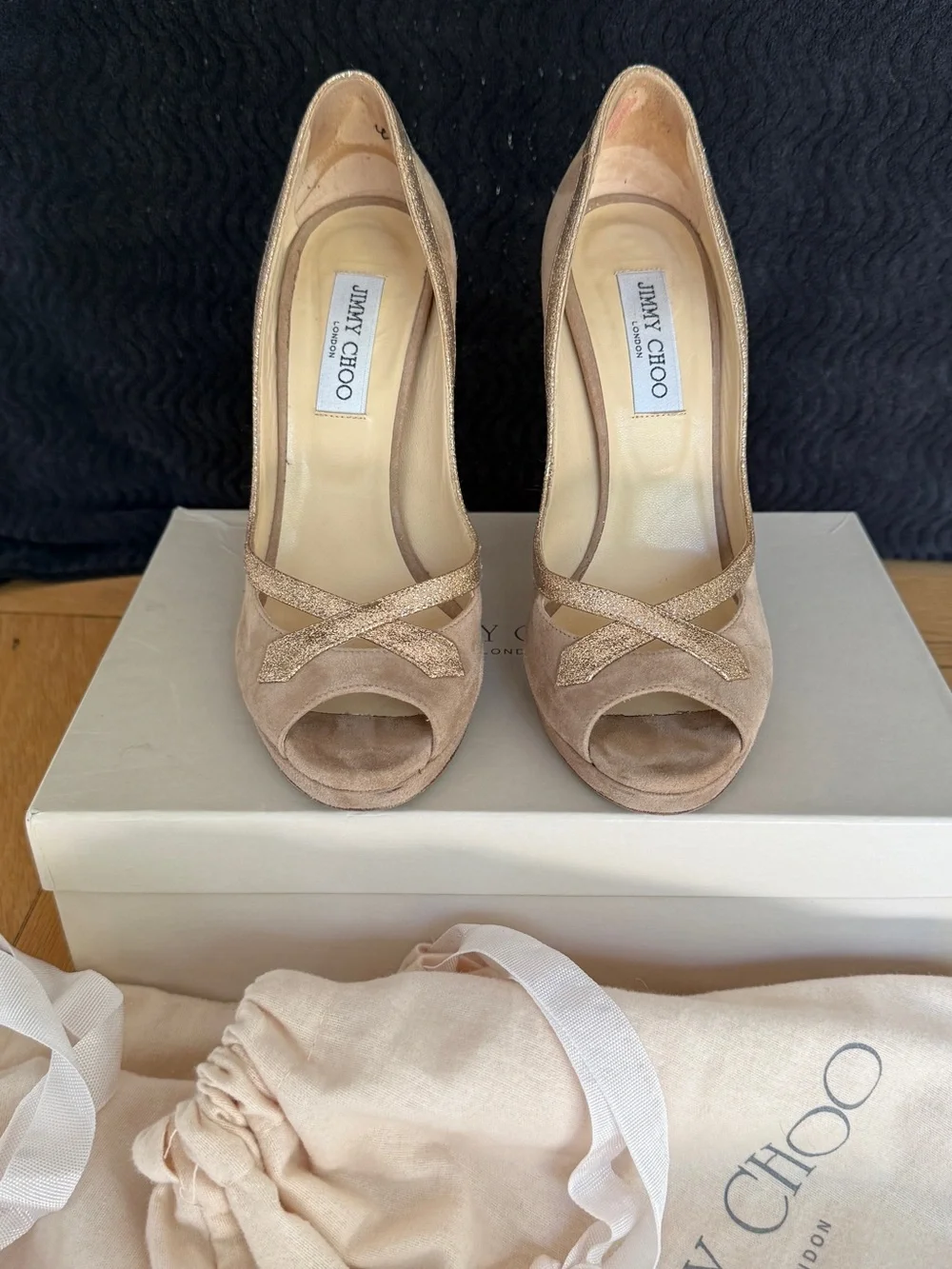 Jimmy Choo vintage suede